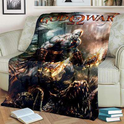 3D God of War Games Gamer Kratos HD одеяло, мягкое одеяло для дома, спальни, кровати, дивана, пикника, путешествия, офиса, одеяло, детское одеяло
