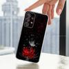 Чехол для телефона 'Красный паук' с цветком лилии для Samsung Ultra, FE, A30, 71, 51, S9, 10, 20, Lite, S22, 23, 21, Plus, Прозрачный, Силиконовый