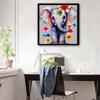 New Arrival 5D DIY Full Circle Diamond Painting "Colorful Flower Elephant" Embroidery Cross Stitch Home Decor Gift