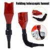 Plastic Car Motorcycle Refueling Gasoline Engine Oil Funnel Filter Transfer Tool Oil Change Oil Funnel Accesorios Portable Folding Refueling Funnel