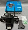 Icsee 9MP Wireless Triple-Lens Outdoor WiFi Camera with Triple-Screen Display.