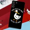 Утка Гусь Кряк Бряк Смешной Мем Чехол Для Samsung Galaxy S25 S24 S22 S23 Ultra Plus S20 S21 FE S9 S10 S24 FE Чехол для Телефона