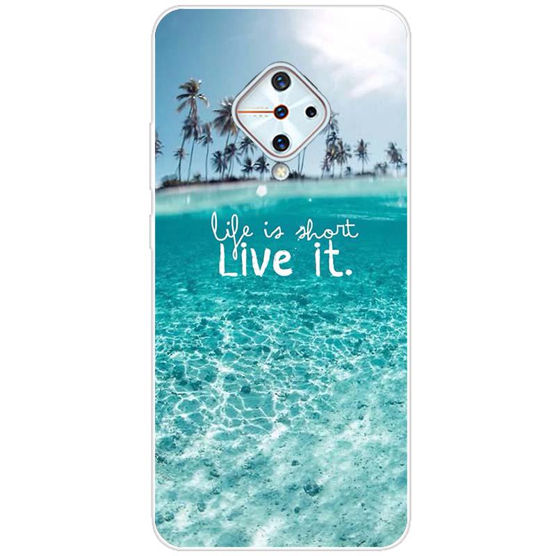 Чехол для Vivo V17 Чехол для Vivo 1920 TPU Чехол Силиконовый Мягкий TPU Мультяшный Чехол для телефона Vivo v17 Россия Vivo S1 Pro Funda V1945A