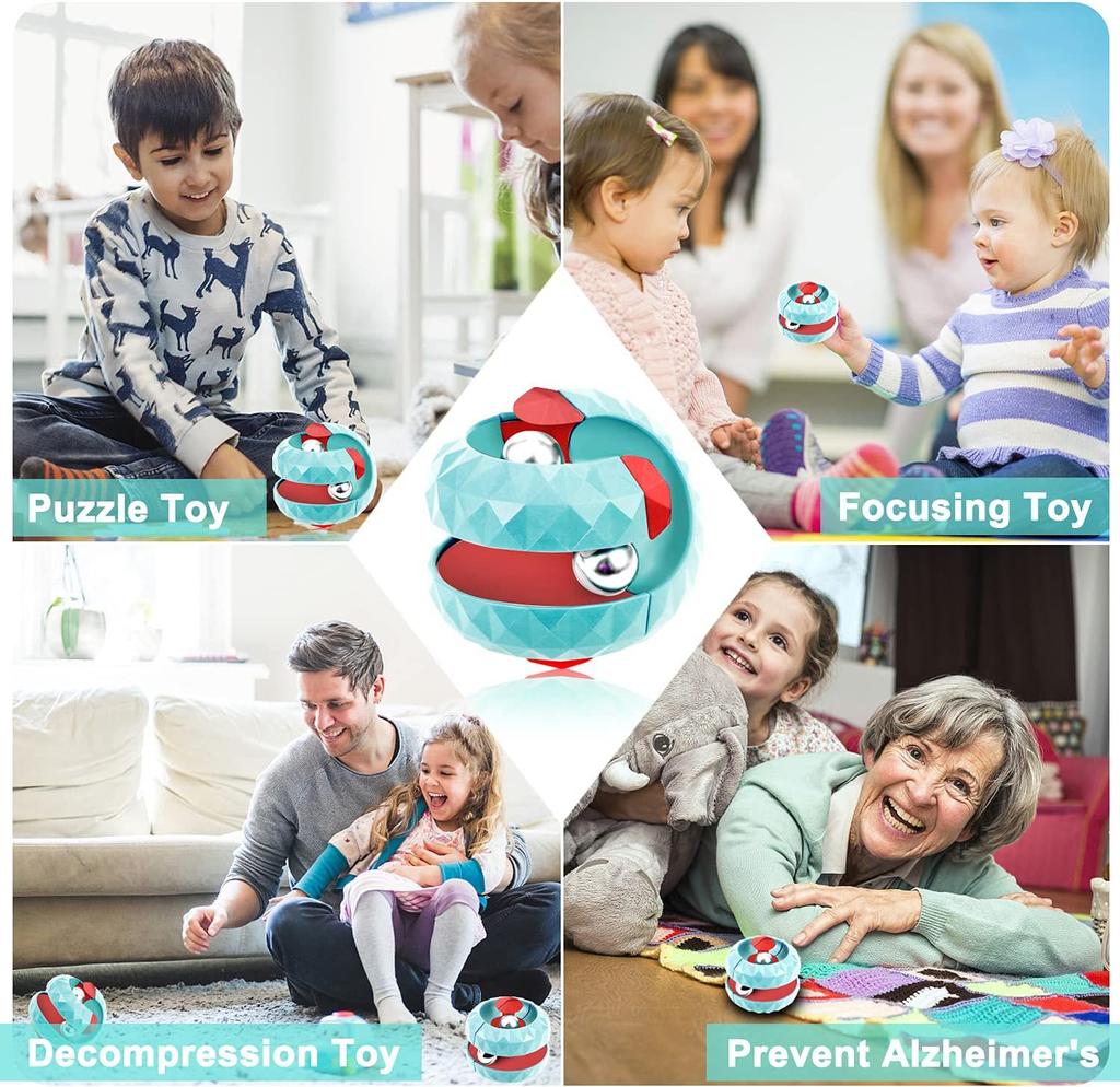 Игрушка для декомпрессии, детский аутизм, орбитальный шар, куб, антистрессовые сенсорные игрушки, игрушки для детей, Спиннер, подарки для детей