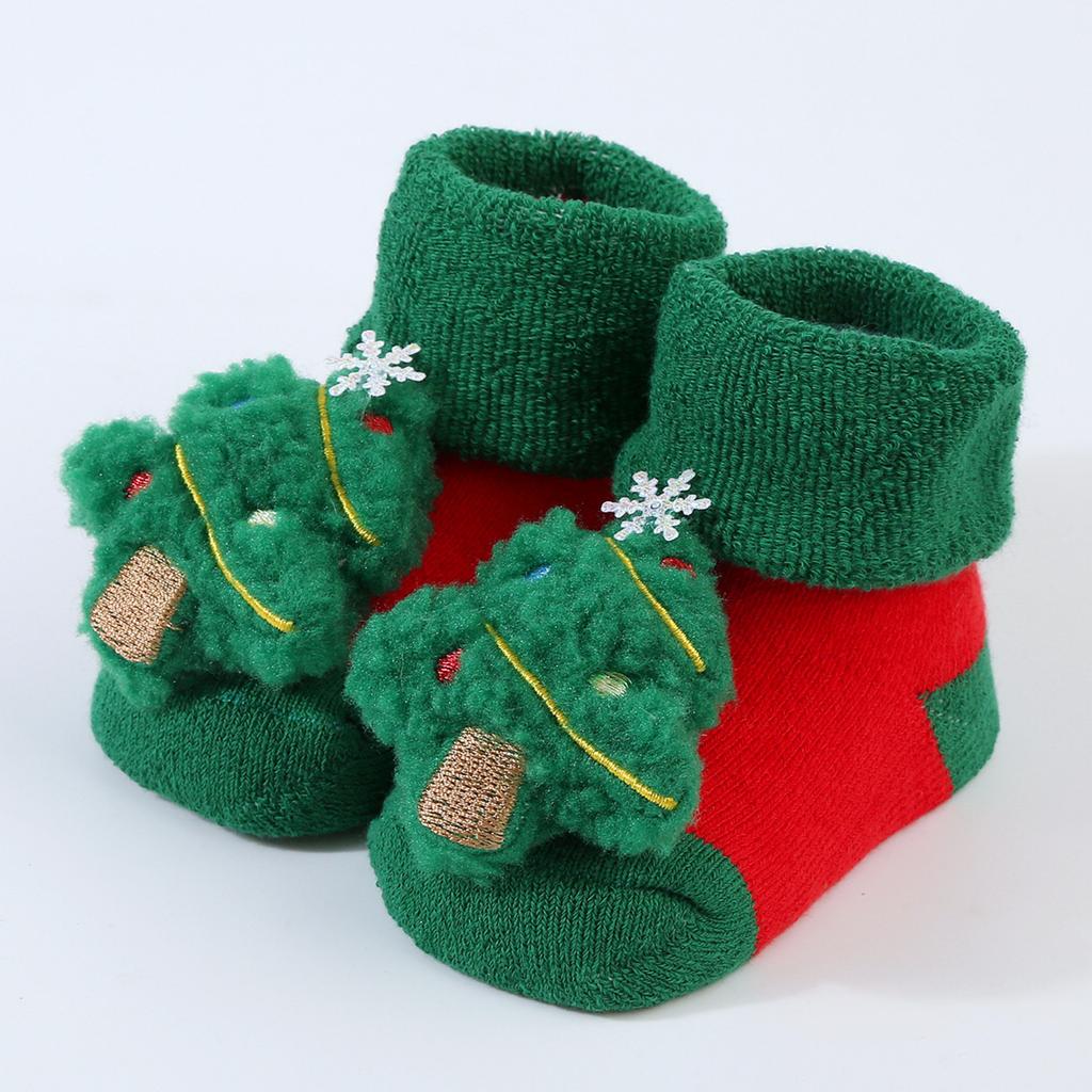 Christmas Socks Thick Warm Baby Socks Winter Cotton Socks