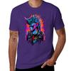 Mohawk Wolf T-Shirt Short sleeve tee aesthetic clothes oversized t shirts for men