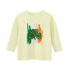 Детская повседневная футболка с принтом в виде воротника с надписью «Св. Патрик» и рукавами длиной 7 минут