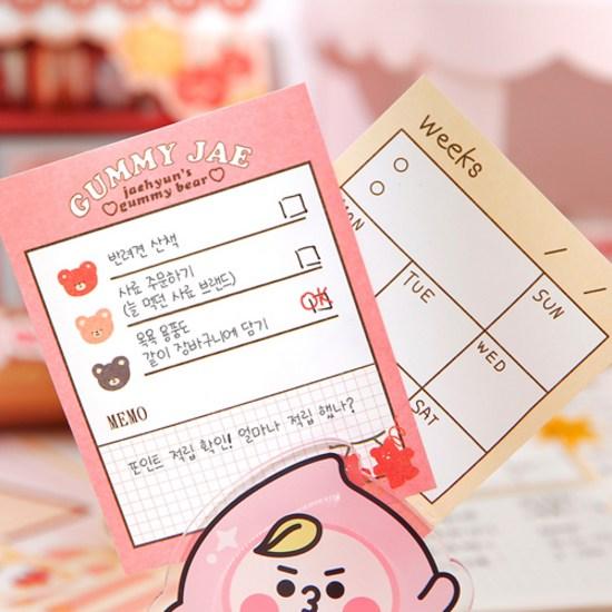 Hayoung's Hello Bear Diary Decorating Set, a Popular Character In Korea