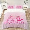 3Pcs Pink Panther Logo Bedding Sets For All Sizes New 3D Printed Bed Cover Comforter Duvet Cover Pillowcase Bedroom Decoration
