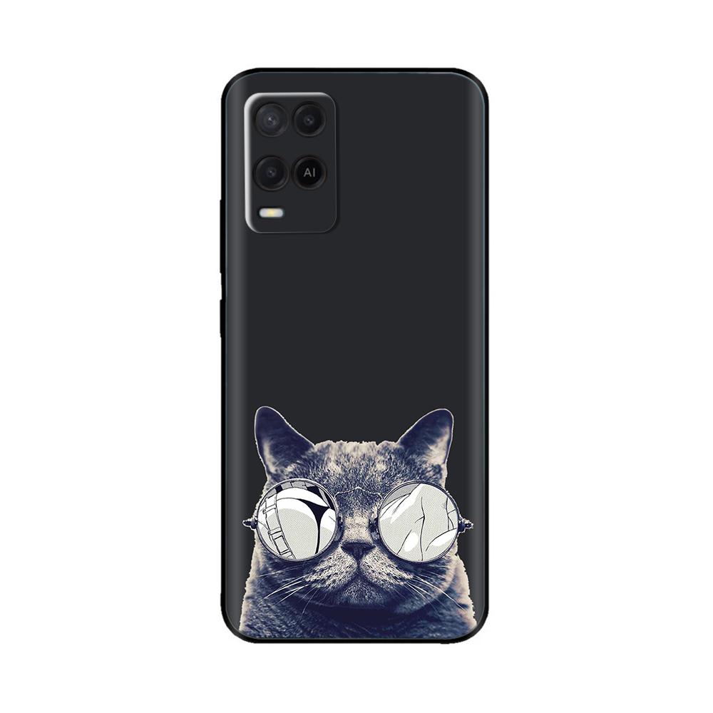 Для Oppo A54 A74 Чехол Мягкий Черный Силикон ТПУ Задняя Крышка Телефона для Oppo A54 4G CPH2239 A54 5G CPH2195 A74 4G 5G Чехол Крышка Coque