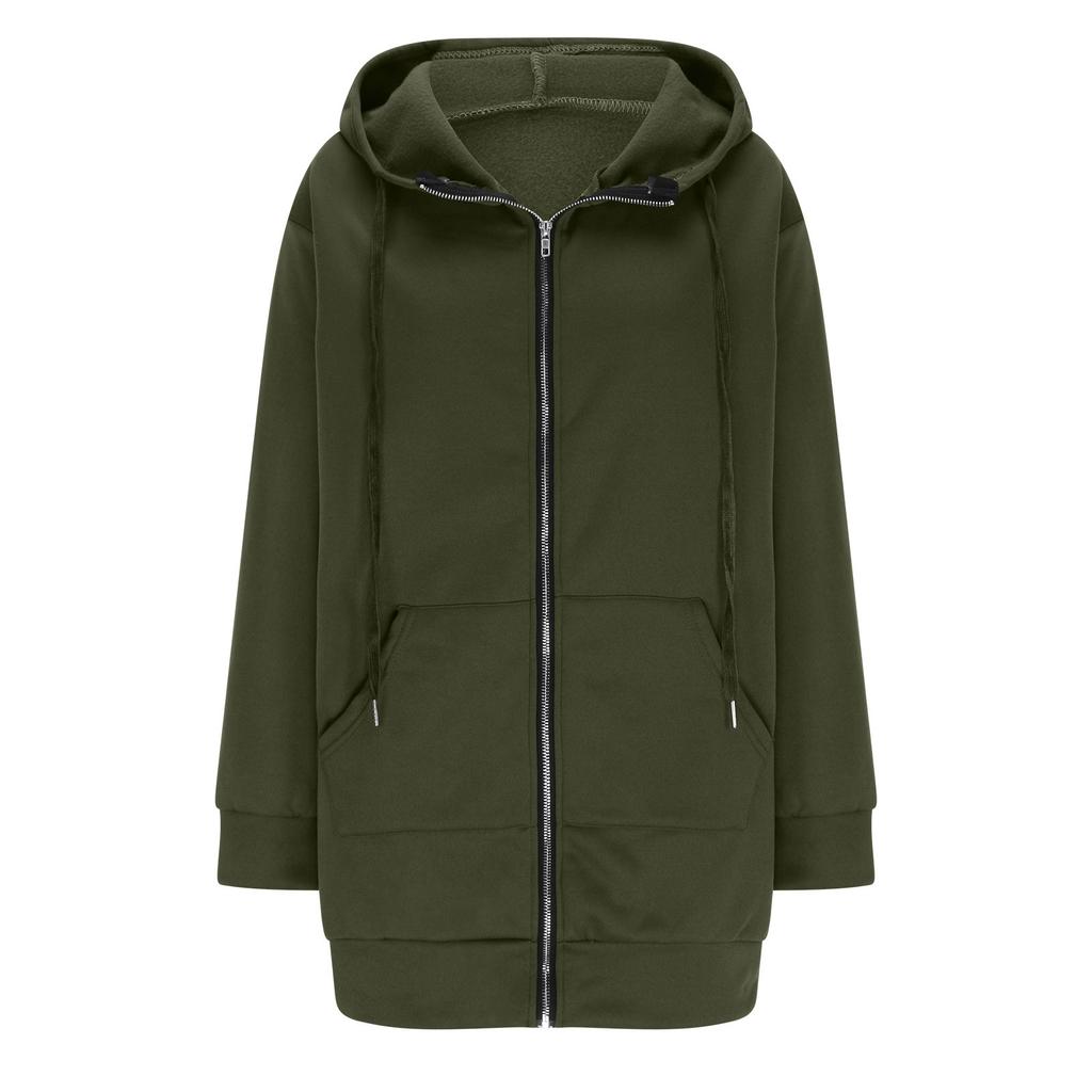 Women's Zip Up Hoodies Oversized Fleece Long Pullover Hooded Sweatshirts Casual Long Sleeve Fall Hoodie Jacket