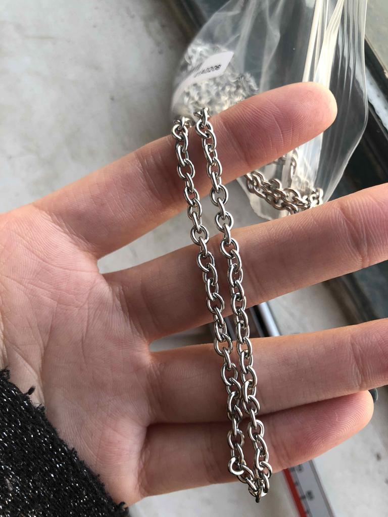 5yards/lot 3 4 5 6 mm Stainless Steel O Link Chain Bulk Women Men's Chain Necklace Bulk Link Chains for Necklace Jewelry Making
