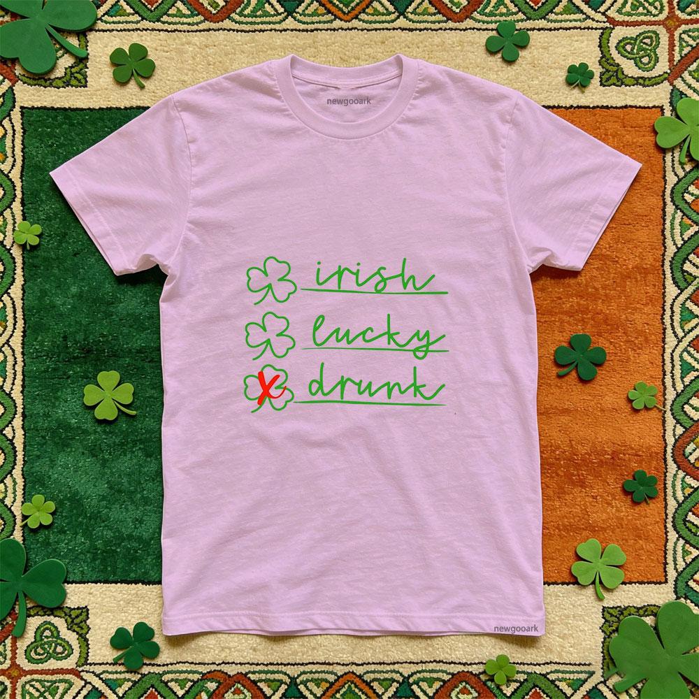 St Patricks Day 317 Classic graphic t shirts Unisex green cotton Casual funny festival lucky Irish Adult Party tee
