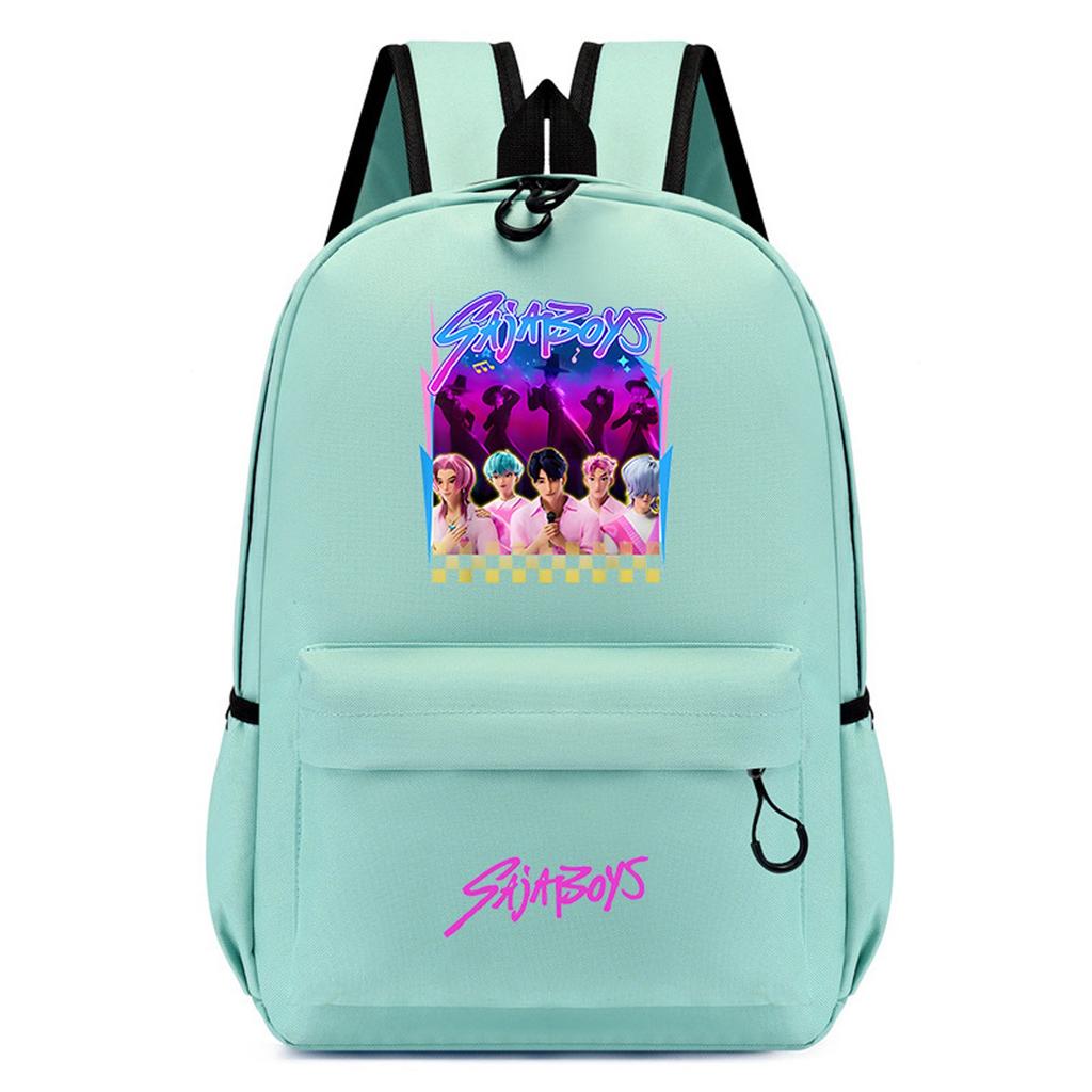 Features The Saja Boys Print, Inspired By The Witch Hunters, With , Kid-friendly Action Illustrations Of The Characters