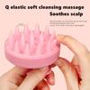 Silicone Head Scalp Massager Brush Comb Shampoo Shower