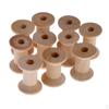 10pcs Wooden Empty Sewing Bobbins Spools Thread Ribbon Holder 28x21mm