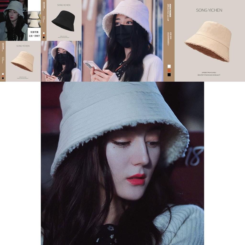 Стильная зимняя теплая пушистая шерпа панама для мужчин и женщин бежевого цвета