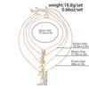 Salircon 4Pc/Set Boho seahorse Sea Turtle Pendant Necklace Women 2026 New Summer Conch Imitation Pearl Charms Chain Jewelry