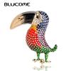 New Arrival Enamel Red Bird Brooch Owl Woodpecker Brooches Women Kids Clothes Accessories Alloy Corsages Pins Jewelry