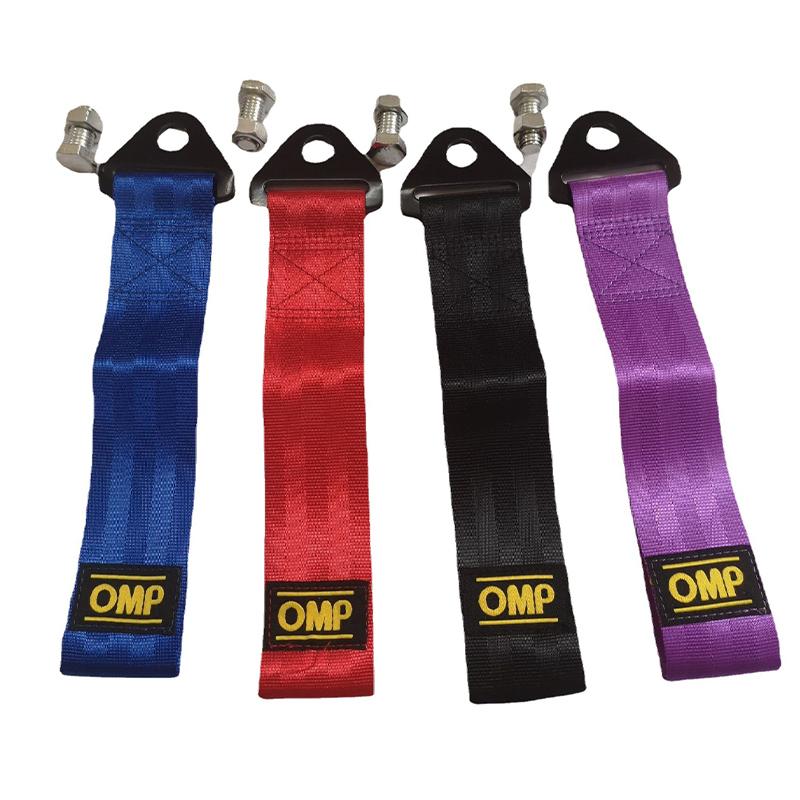 Универсальный высокопрочный нейлоновый буксирный ремень 28 см, автомобильные гоночные буксировочные тросы, тросы для авто прицепа, бампер прицепа, Макс. 2 т, буксировочный ремень с гайкой