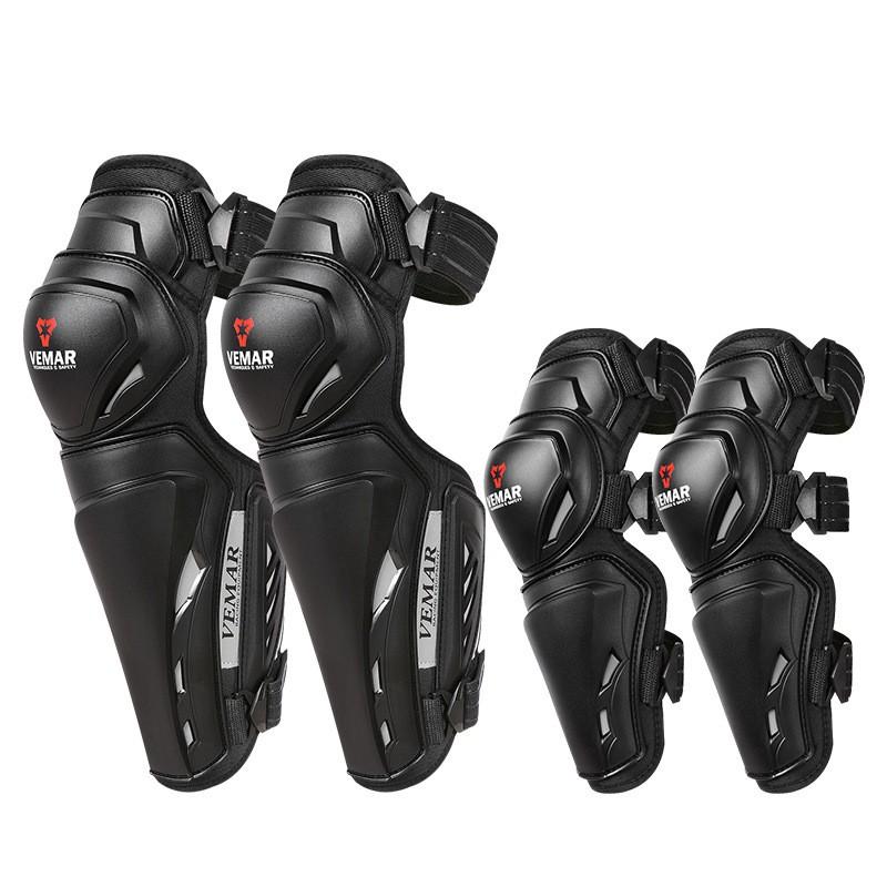 VEMAR Motorcycle Knee Guards Protective Gear Safety Lightweight Breathable Crash Protection Adult M L