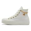 Кеды Chuck Taylor All Star на платформе с золотой цепью Желтые из секонд-хенда Женские A04453C