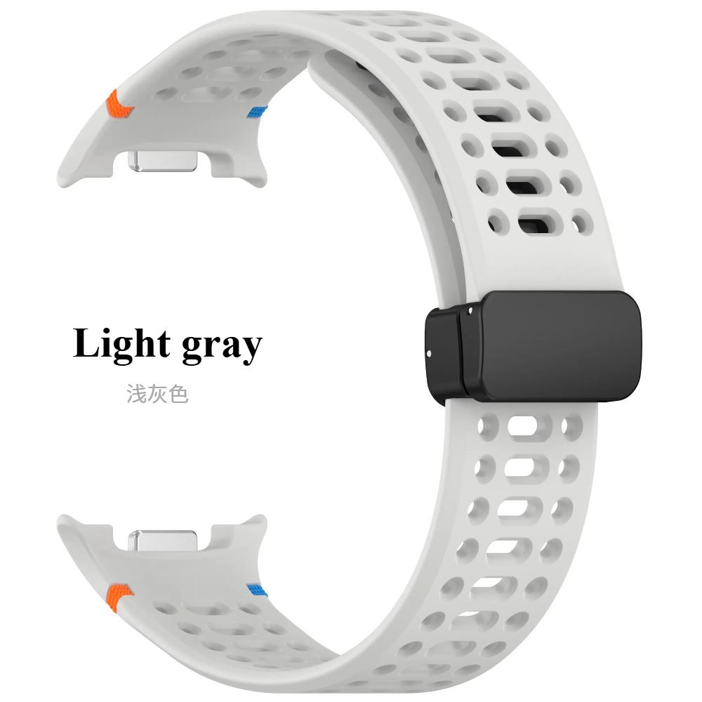 Магнитный ремешок-застежка для Samsung Galaxy Watch 8 Classic 46 мм, силиконовый ремешок для Galaxy Watch 8 44 мм 40 мм, аксессуары