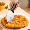 Нож для пиццы Лезвие из нержавеющей стали Роликовый резак для печенья Колесо для торта Изогнутая ручка Кухонные принадлежности