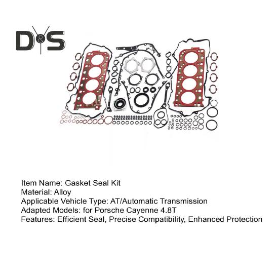 Комплект прокладок двигателя для Porsche Cayenne S 4.8L V8 Комплект прокладок клапанной крышки совместим с номерами деталей 94810417305 94810417405 94810593501