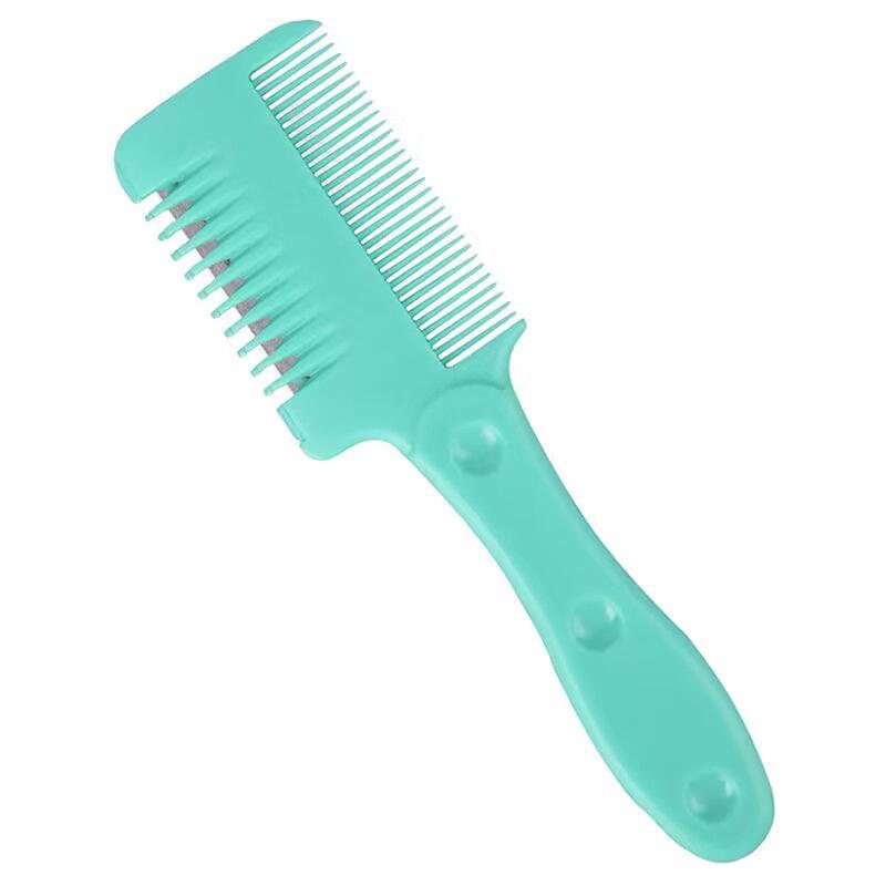 2 в 1 триммер для стрижки волос парикмахерская расческа для дома машинка для стрижки челки филировочная ручка щетка с бритвой съемные инструменты для укладки