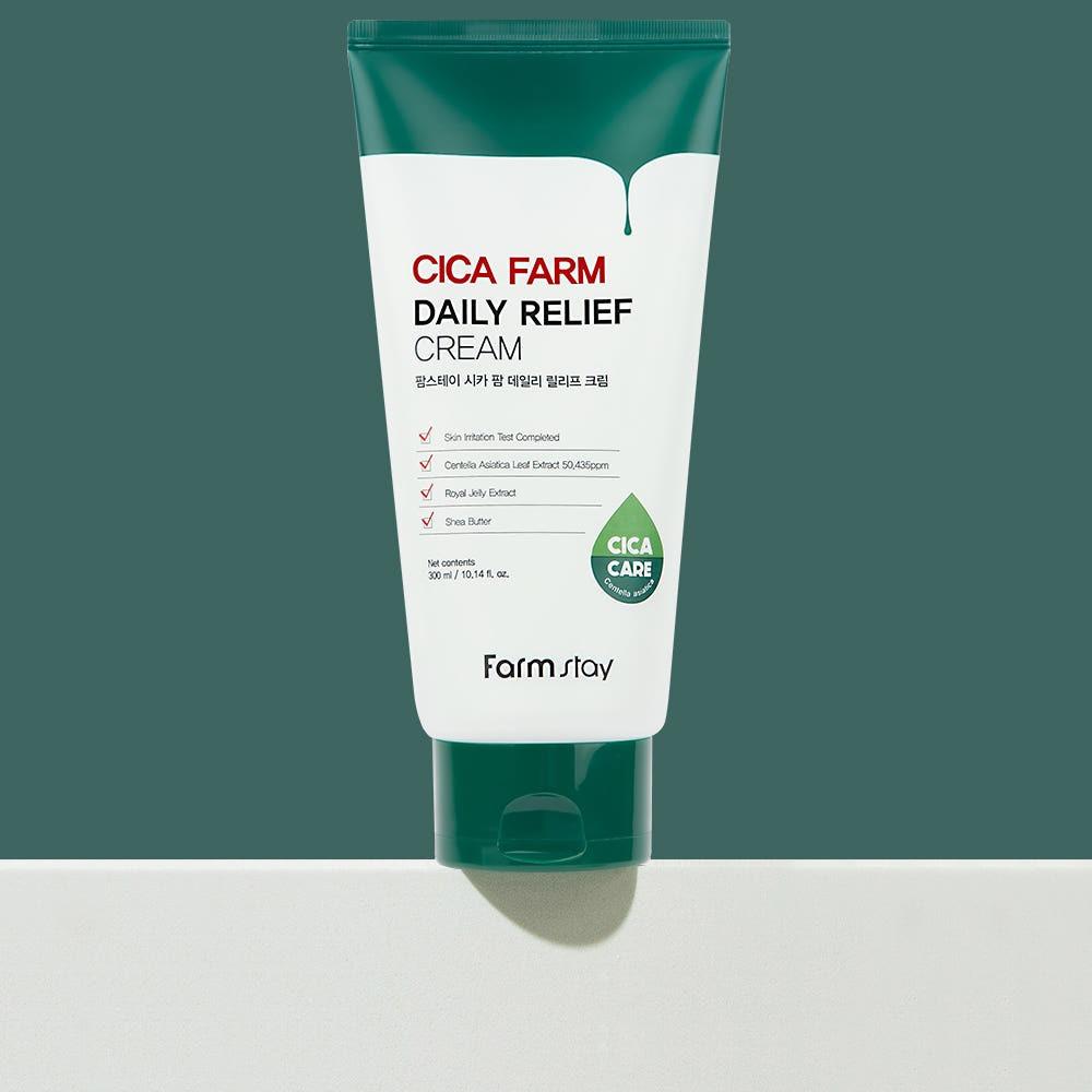 Farmstay Cica Farm Daily Relief Cream Soothing Hydrating 300ml