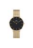Год импорта Daniel Wellington DW Watch Petite Evergold YG Black 36mm Clock Watch Brand Stylish Mesh Gold Black Present Gift Simple College Student
