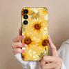 Sunflowers Printed  Phone Case For Samsung S25,24,21,22,23,S30,Ultra,S20,Plus,Fe,Lite,Note,S10,S9,Black Soft Shell