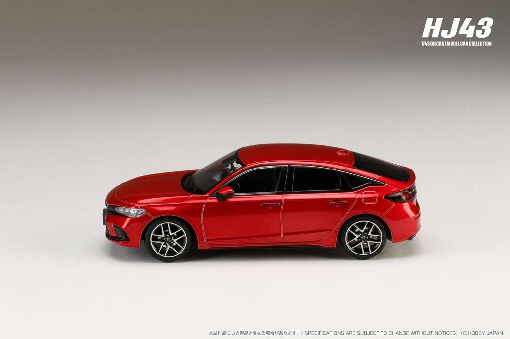 Hobby Japan HJ43 Honda Civic LX Premium Crystal Red Metallic 1/43 (ФЛ1) (Готовая модель)