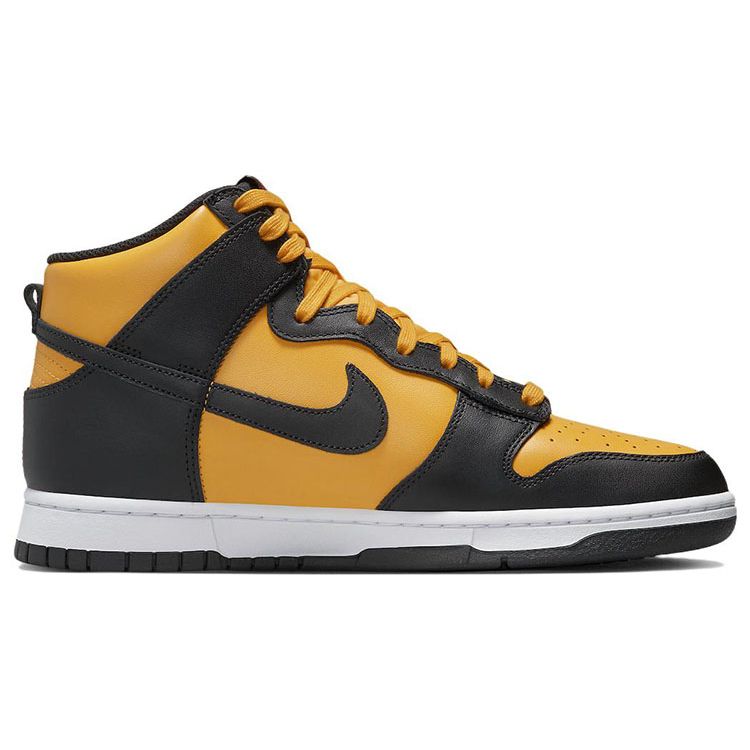 Nike Dunk High Retro Bruce Lee Men Sneakers Yellow University-Gold White DD1399-700