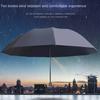 Large Oversized Rainy Umbrella Unisex Three-Four Person Umbrella Business Umbrella Three Folding Umbrella