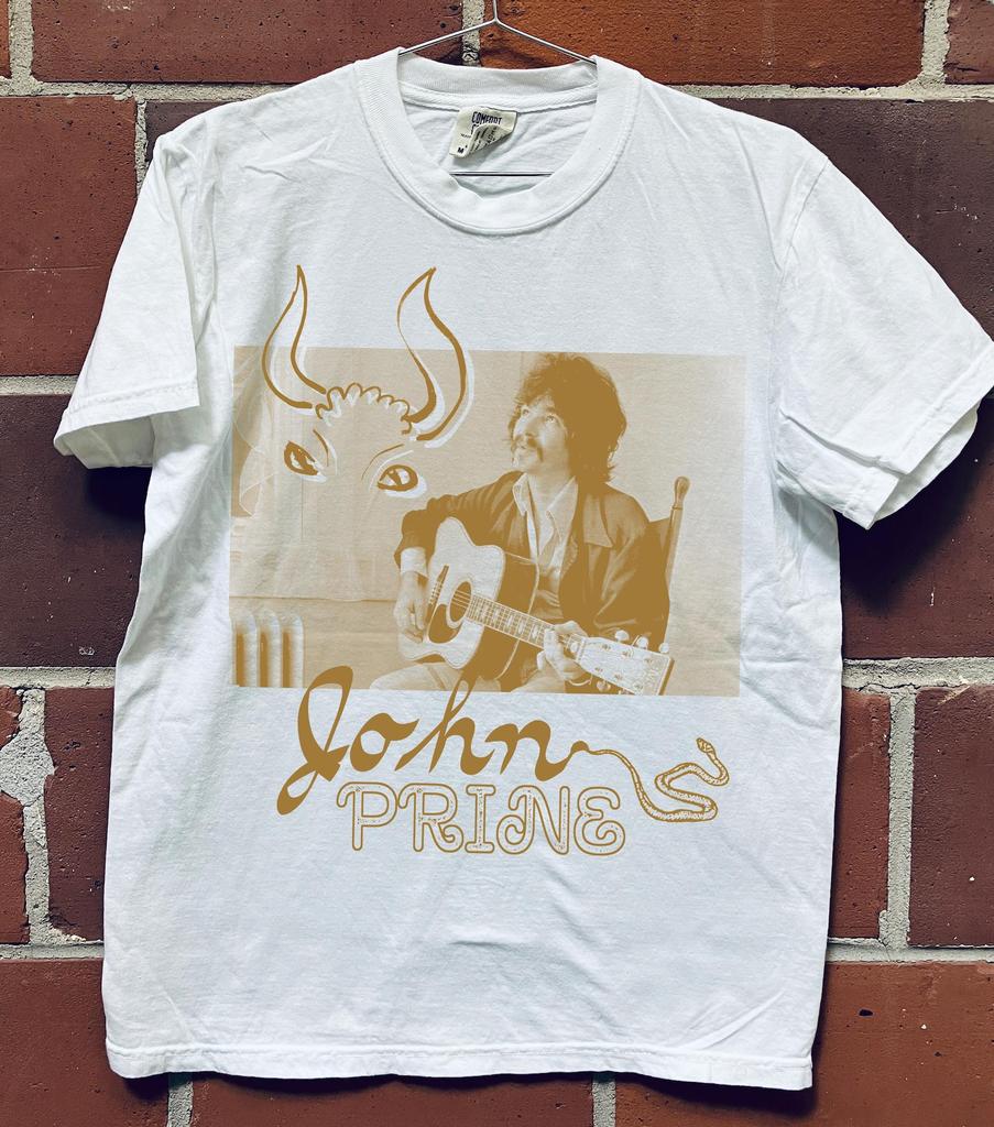 John Prine fan art shirt