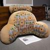 Retro Lumbar Support Large Cushion Bedside Reading Playing Sofa Pillow Home Bedroom Office Waist Protection Pillows Removable Relieve Fatigue