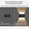 Solar LED Wall Lamp Outdoor Waterproof Lighting Solution for Gardens