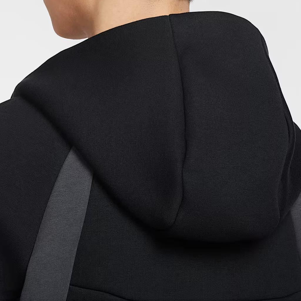 Nike Мужская флисовая куртка-ветровка Tech с цветными блоками, на молнии IF1326-010