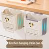 Утолщенное складное настенное кухонное мусорное ведро - Большая вместимость для хранения бытовых отходов