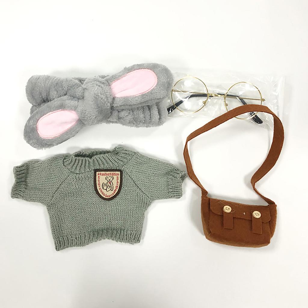 Аксессуары для кукол 30 см, плюшевая кукольная одежда, кукольная одежда, съемная одежда для плюшевых игрушек