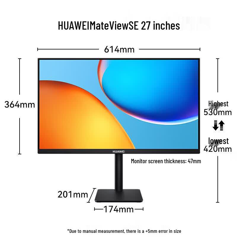 Huawei MateView SE 27-inch Monitor CN plug (adapter included)