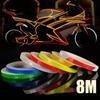 8M Car Reflective Sticker Tape Automatic Motorcycle Night Safety Driving Reflective Warning Stickers Decoration Protective Tape