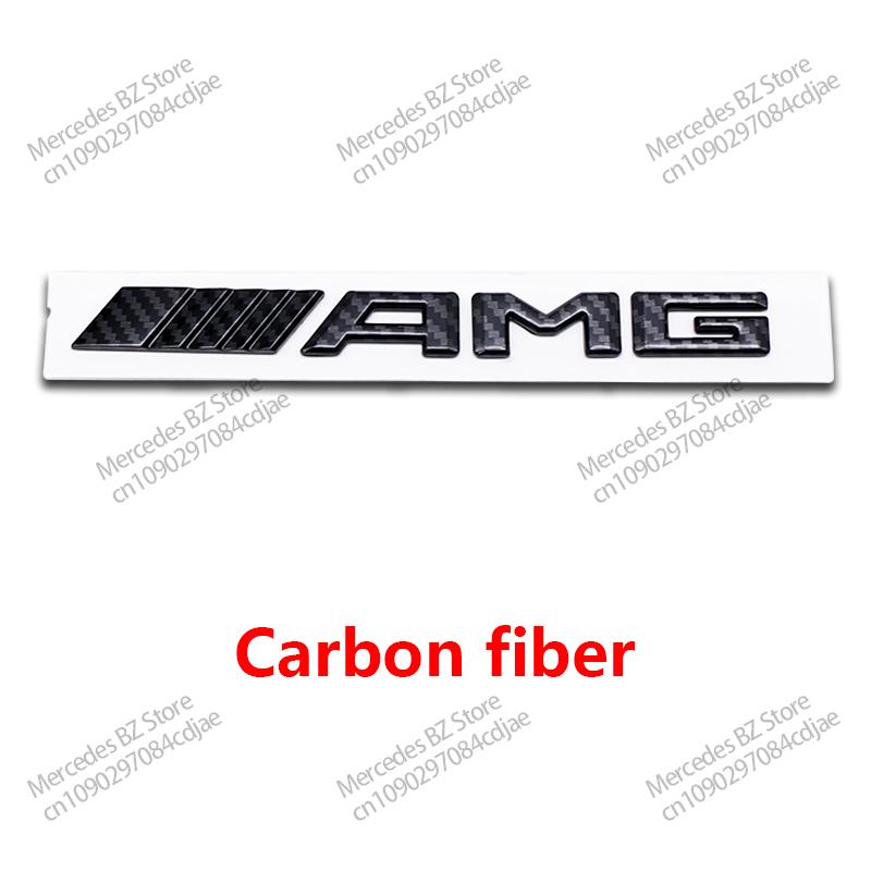 AABHA1 New 3D ABS AMG Letter Badge Car Rear Trunk Emblem Sticker Decoration for Mercedes Benz W204 W205 W203 W211 W212 W213 W201 W210