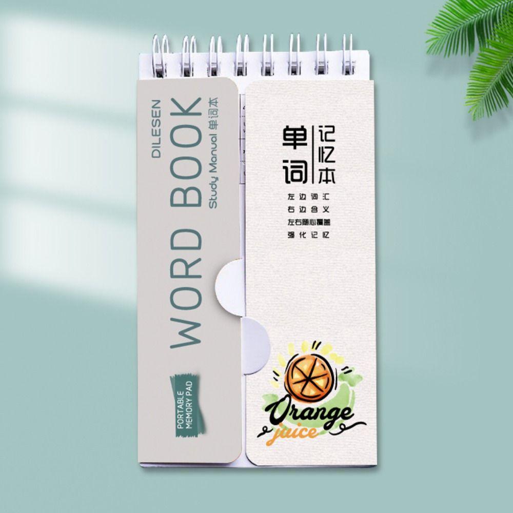 Карманный блокнот с вкладышами, книга со словами, мини-спиральный блокнот, ручная учетная книга, офисные школьные принадлежности