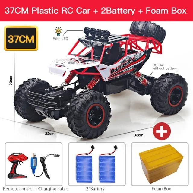 1:12/1:Радиоуправляемая модель Монстр-трака 4WD в масштабе 1:16 со светодиодной подсветкой и внедорожными возможностями