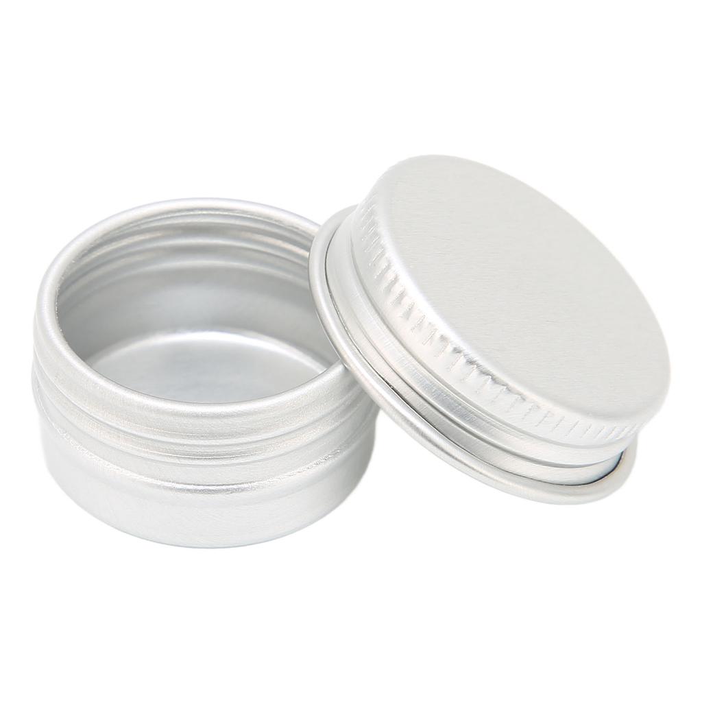 10 шт. 5 мл портативная пустая алюминиевая консервная банка пустая круглая алюминиевая банка для бальзама для губ твердые духи