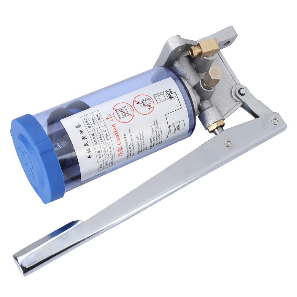 LSG 05 Manual Lubricating Pump Hand Operated Grease Lubricator 6mm Outlet 500CC