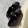 Fashion 2025 New Women's Flat Shoes Fashionable Versatile Square Head Shoes Mary Jane Leather Shallow Mouth Bottom Elegant Flat Shoes